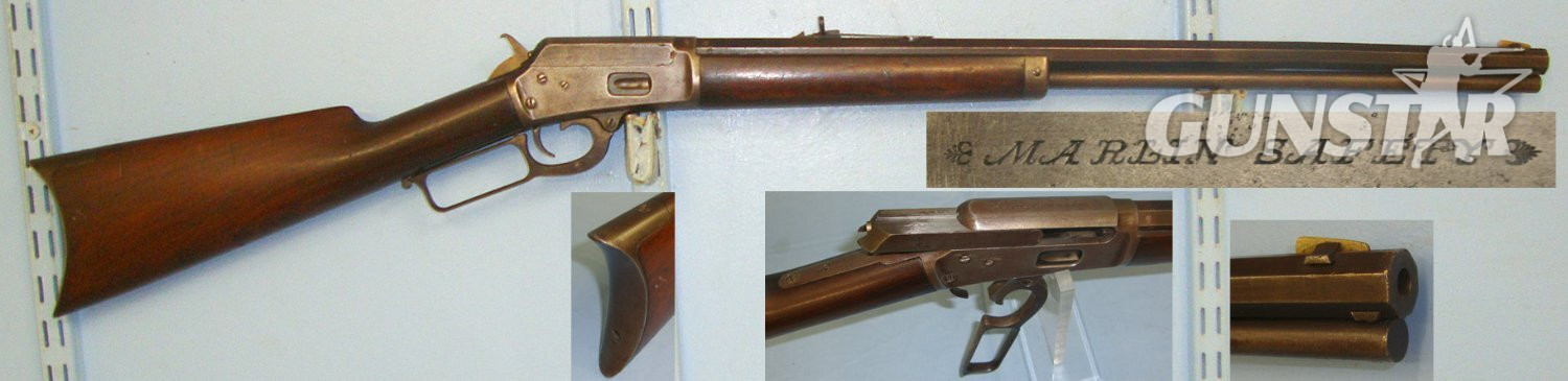 Marlin With Tube Magazine & Octagonal Barrel**1998 UK DEACTIVATION CERTIFICATED** Sn 8757 Lever Action None Rifle in 