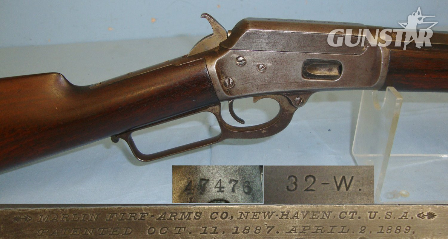 Marlin With Tube Magazine & Octagonal Barrel**1998 UK DEACTIVATION CERTIFICATED** Sn 8757 Lever Action None Rifle
