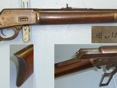 Marlin With Tube Magazine & Octagonal Barrel**1998 UK DEACTIVATION CERTIFICATED** Sn 8757 Lever Action None Rifle