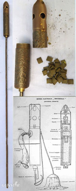 INERT DEACTIVATED. Early WW1, Austrian Universal Rifle Grenade. - O 2101 Early WW1, Austrian Universal Rifle Grenade. - O 2101  Other Ammunition in 