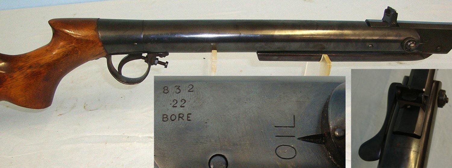 VERY RARE**MINT**1930's ‘The Greener’ .22 Calibre, Break Action Air Rifle By W.W. Greener Birmingham. Sn 23602  air rifle .22 in 