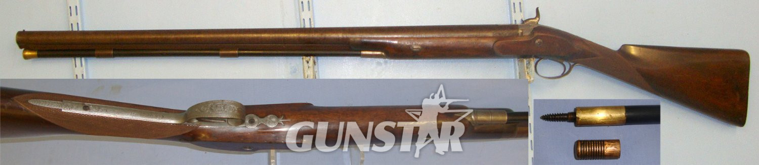  William Ling Single Barrel Wildfowling Shot Gun. A 1009 Muzzleloader 6 Bore/gauge