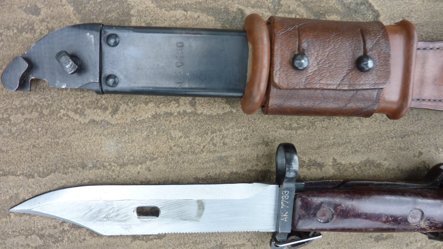 Romanian AKM Type 1 Bayonet
