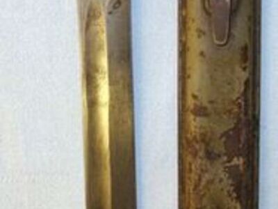 Imperial German Model 1888/98 Ersatz Bayonet And Scabbard Bayonet