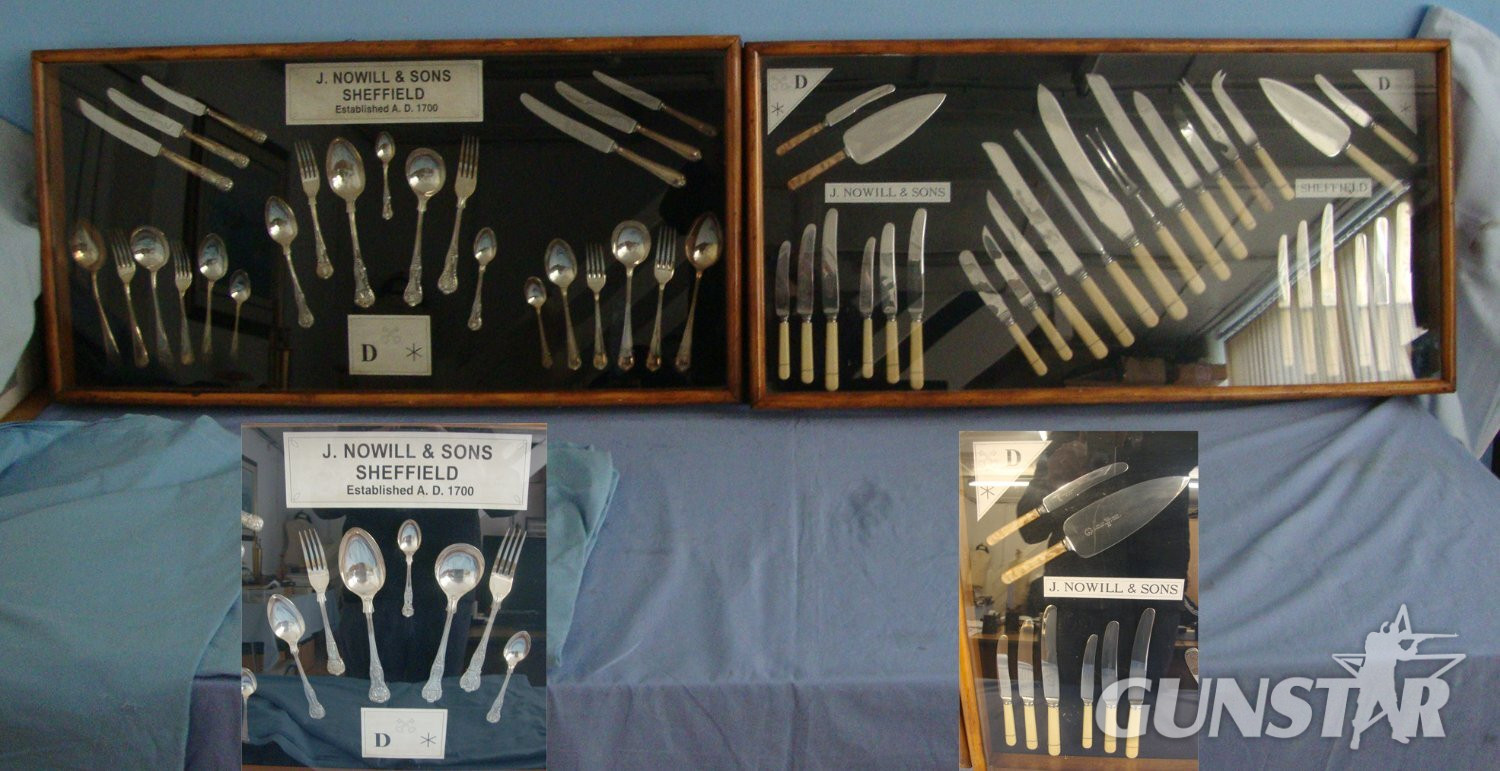 QUALITY MAKERS**C1950 Two Large Display Cased Sets of John Nowill & Sons Sheffield Cutlers Factory Shop Window Knives & Assorted Cutlery. Sn 21501 QUALITY MAKERS**C1950 Two Large Display Cased Sets of John Nowill & Sons Sheffield Cutlers Factory Shop Window Knives & Assorted Cutlery. Sn 21501 Other Accessory