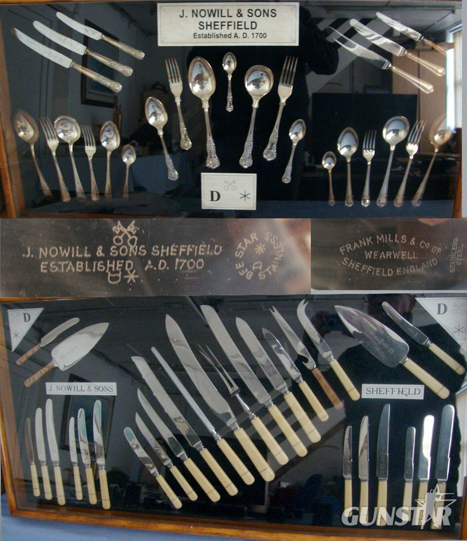  QUALITY MAKERS**C1950 Two Large Display Cased Sets of John Nowill & Sons Sheffield Cutlers Factory Shop Window Knives & Assorted Cutlery. Sn 21501 QUALITY MAKERS**C1950 Two Large Display Cased Sets of John Nowill & Sons Sheffield Cutlers Factory Shop Window Knives & Assorted Cutlery. Sn 21501 Other Accessory