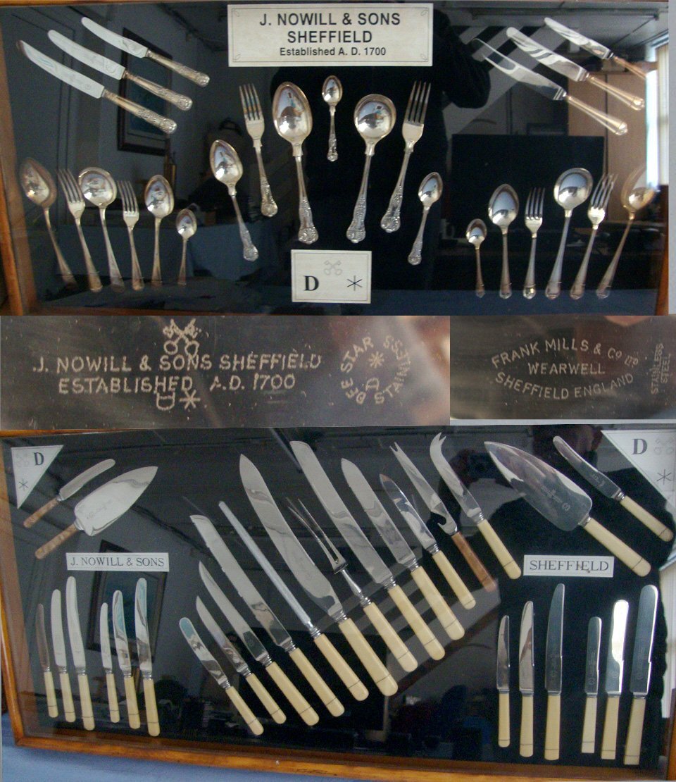  QUALITY MAKERS**C1950 Two Large Display Cased Sets of John Nowill & Sons Sheffield Cutlers Factory Shop Window Knives & Assorted Cutlery. Sn 21501 QUALITY MAKERS**C1950 Two Large Display Cased Sets of John Nowill & Sons Sheffield Cutlers Factory Shop Window Knives & Assorted Cutlery. Sn 21501 Other Accessory