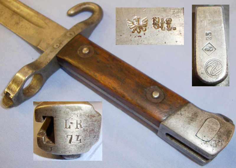 Scarce* Austro-Hungarian ‘M1895’ Bayonet & Scabbard. BAYO 564. Bayonet