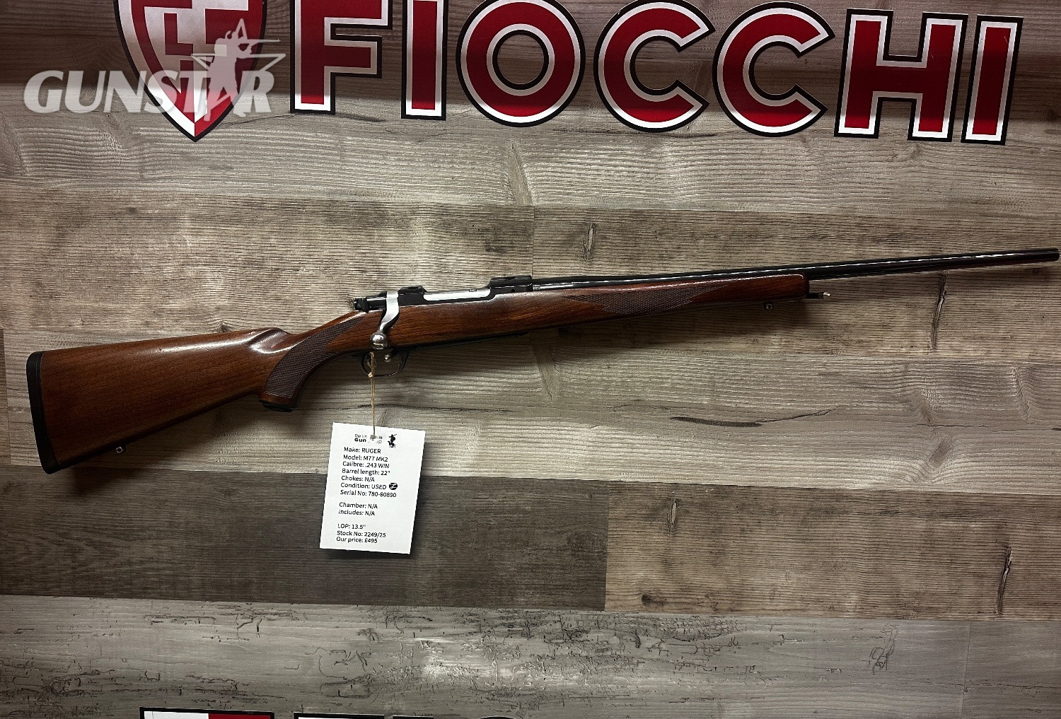 Ruger M77 MKII Bolt Action 6×52mm (.243 Winchester) Rifle in 