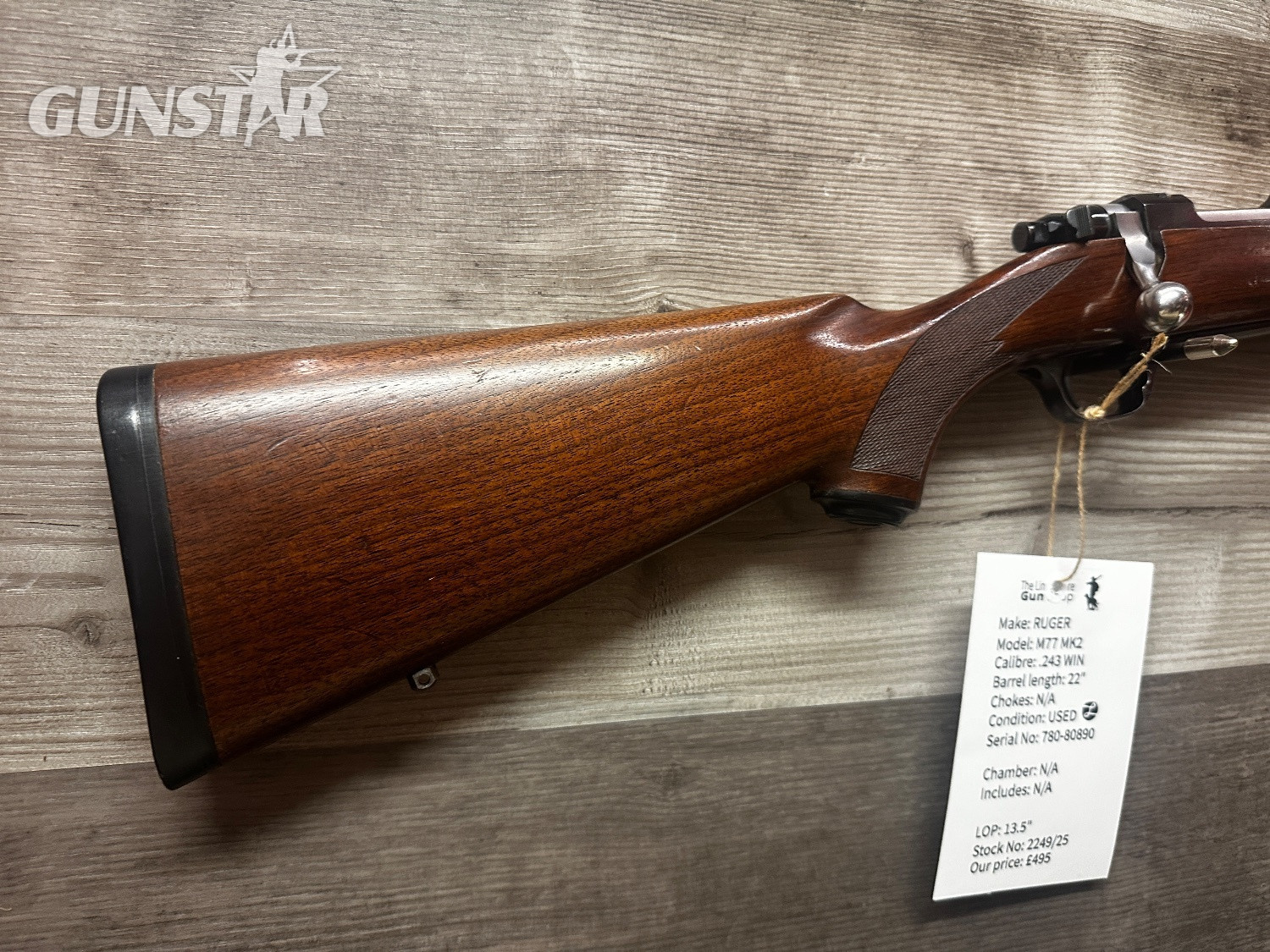 Ruger M77 MKII Bolt Action 6×52mm (.243 Winchester) Rifle
