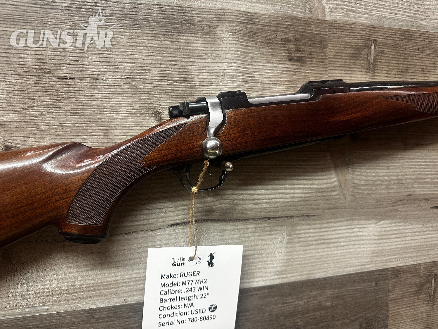  Ruger M77 MKII Bolt Action 6×52mm (.243 Winchester) Rifle