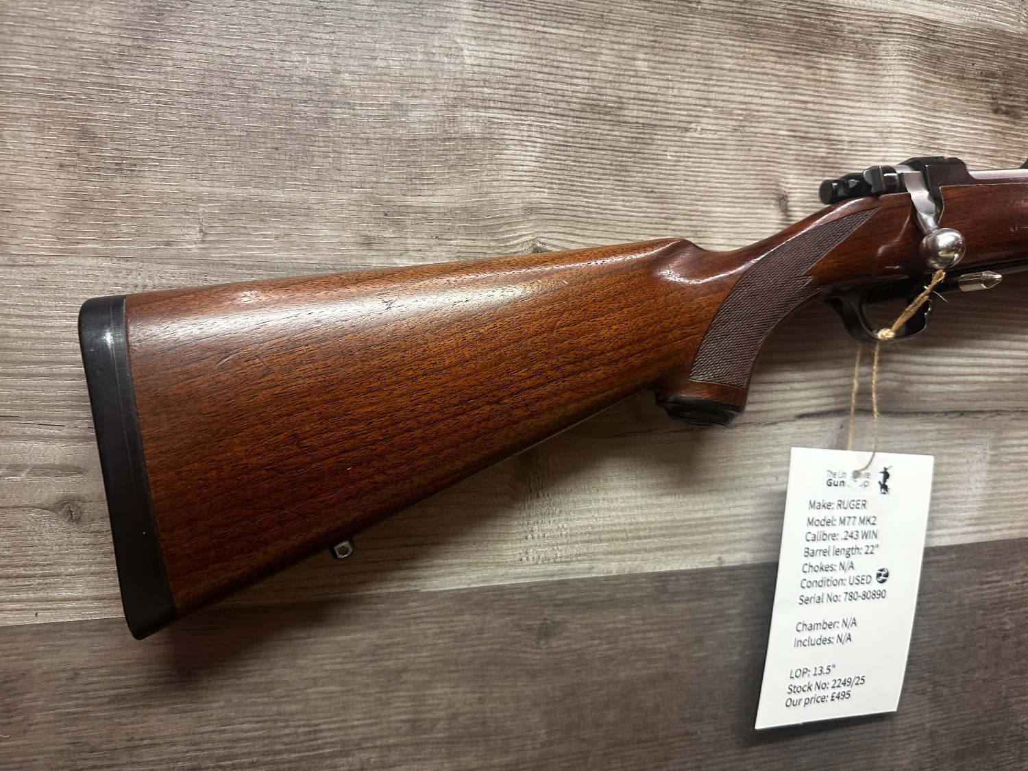 Ruger M77 MKII Bolt Action 6×52mm (.243 Winchester) Rifle