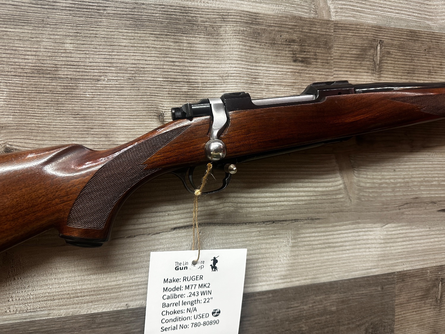  Ruger M77 MKII Bolt Action 6×52mm (.243 Winchester) Rifle