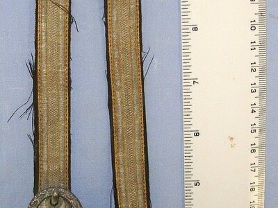 Original**WW2 Era Nazi German Bullion Hangers For Nazi German Heer (Army) Officer’s 1935 Pattern Daggers. N 161  Antique & Militaria