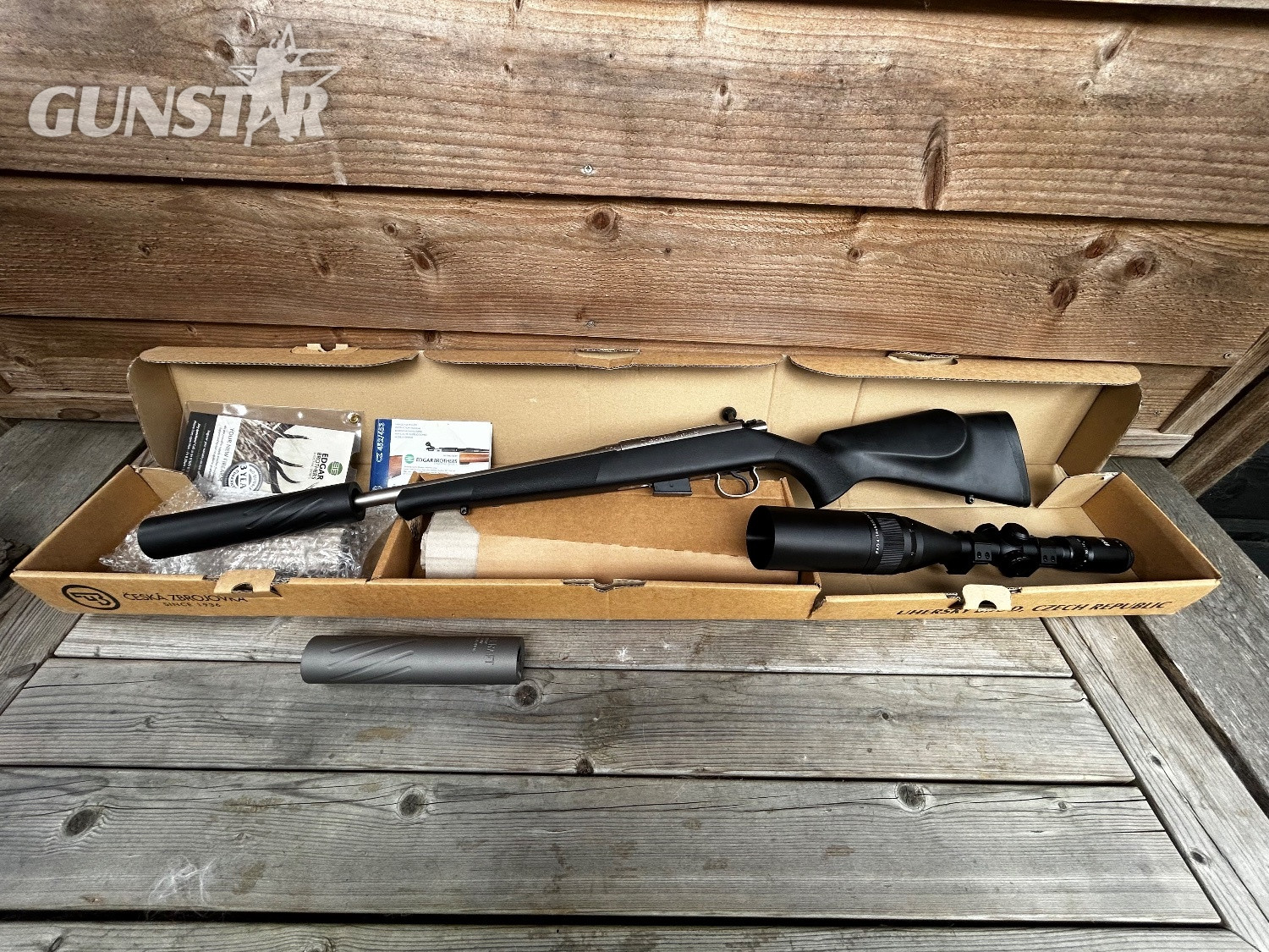 {CATEGORY} - Czech Small Arms Cz 455 America stainless steel  Bolt Action .17 Rifle