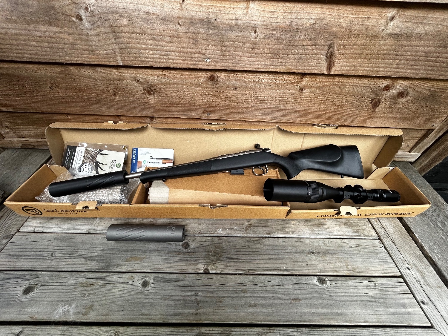 {CATEGORY} - Czech Small Arms Cz 455 America stainless steel  Bolt Action .17 Rifle