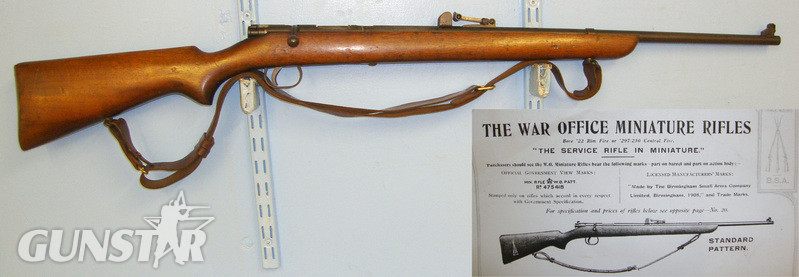 BSA With Original Leather Sling**VERY EARLY UK 1989 DEACTIVATION CERTIFICATED**Sn 20672:6 Bolt Action None Rifle in 