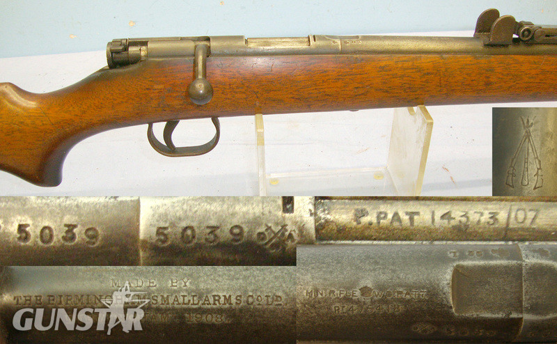 BSA With Original Leather Sling**VERY EARLY UK 1989 DEACTIVATION CERTIFICATED**Sn 20672:6 Bolt Action None Rifle