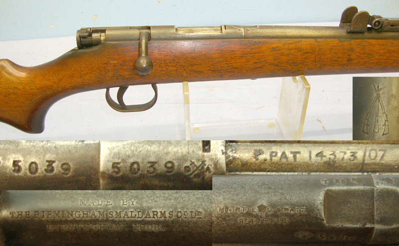 BSA With Original Leather Sling**VERY EARLY UK 1989 DEACTIVATION CERTIFICATED**Sn 20672:6 Bolt Action None Rifle