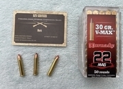 Hornady Hornady .22 WMR 30GR V-Max  Cartridges