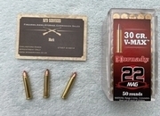 Hornady Hornady .22 WMR 30GR V-Max  Cartridges