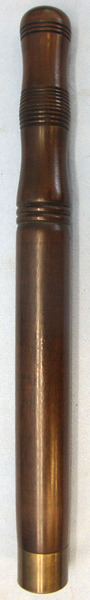  Victorian British Police Truncheon With Brass Tip and Black Leather Carry Case. Victorian British Police Truncheon With Brass Tip and Black Leather Carry Case. Other Accessory