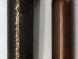 Victorian British Police Truncheon With Brass Tip and Black Leather Carry Case. Victorian British Police Truncheon With Brass Tip and Black Leather Carry Case. Other Accessory