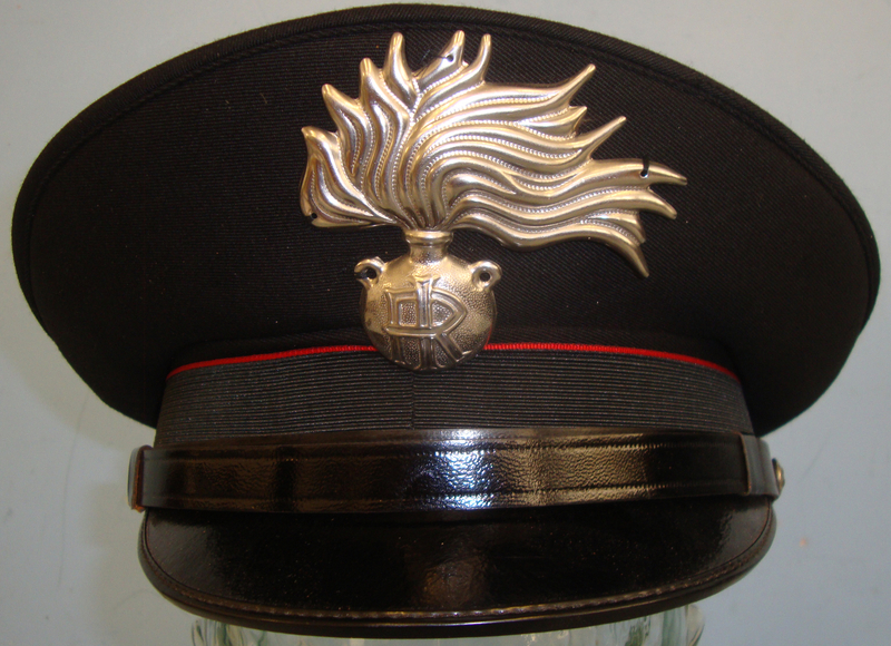 Milan Trooper Hat and an Italian Police ‘Carabinieri’ Officers Uniform Visor Hat Milan Trooper Hat and an Italian Police ‘Carabinieri’ Officers Uniform Visor Hat Clothing