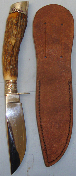  *Silver Mounted’ ‘Koval Sheffield’ Skinning Knife. ED 2546. Hunting Knive