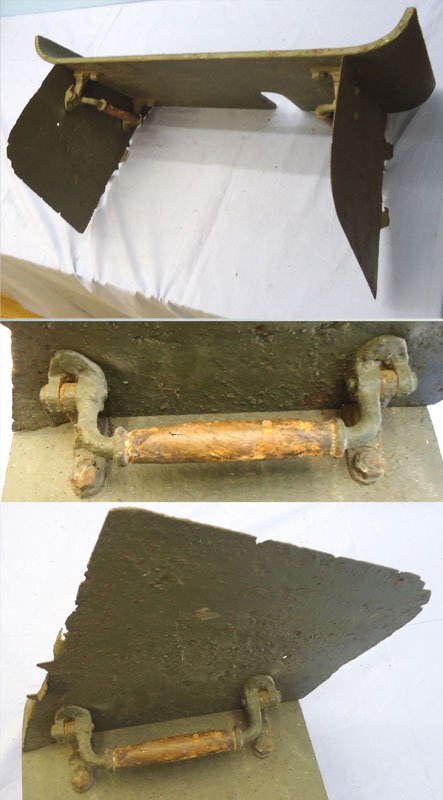  Imperial German, WWI \'Sniper\'s Loop\' Trench Plate Armour / Manlet. Sn 20431 Imperial German, WWI 'Sniper's Loop' Trench Plate Armour / Manlet. Sn 20431 Other Accessory