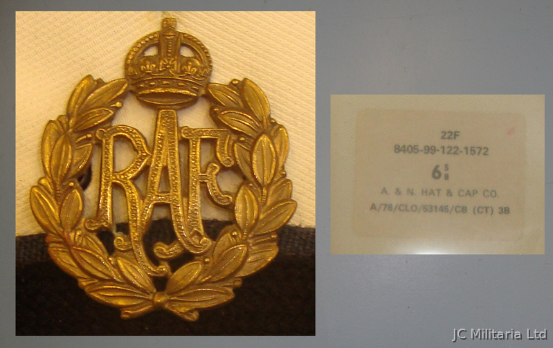 A Cold War Era Peaked RAF Police Officers hat size 6 & 5/8’s. HE 826 A Cold War Era Peaked RAF Police Officers hat size 6 & 5/8’s. HE 826 Clothing