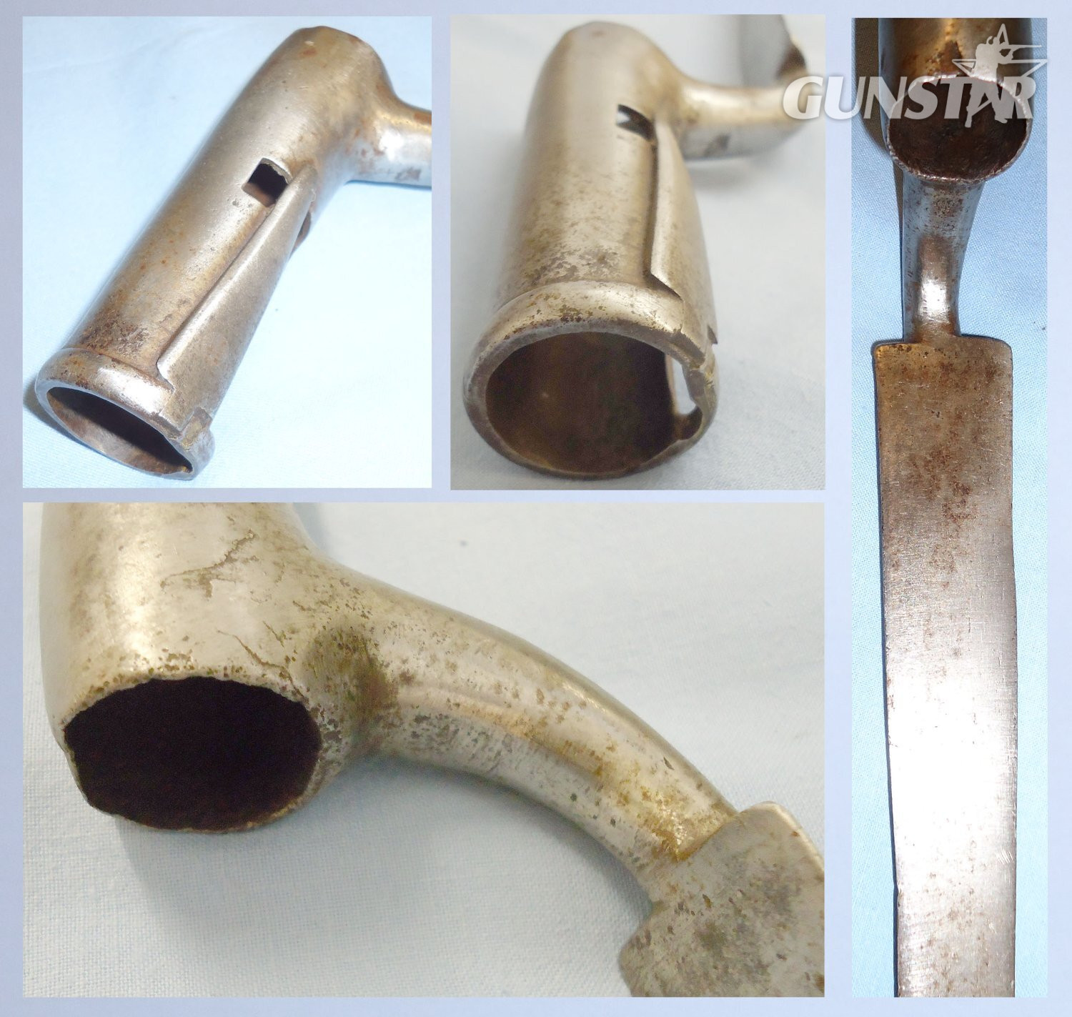 4\" Brown Bess Bayonet with India Spring Catch. BAYO 612. Bayonet