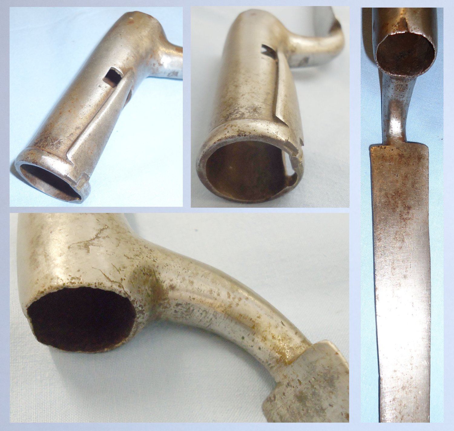 4\" Brown Bess Bayonet with India Spring Catch. BAYO 612. Bayonet