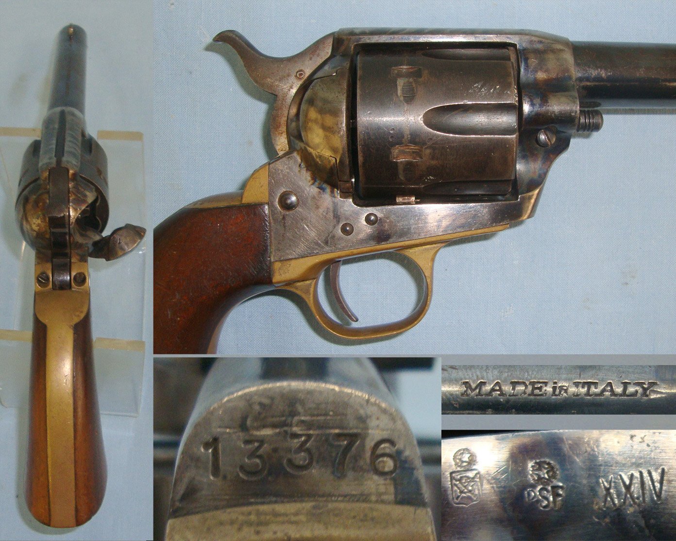 Colt With Open Cylinders That Will Accept Inert Rounds. D 5982 None Revolver