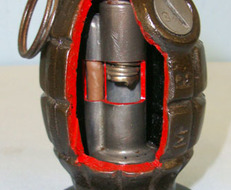 INERT DEACTIVATED MATCHING EARLY WW2 1940 DATES British WD Sectioned No.36M MK I INERT DEACTIVATED MATCHING EARLY WW2 1940 DATES British WD Sectioned No.36M MK I Antique & Militaria