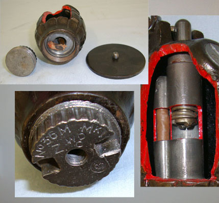  INERT DEACTIVATED MATCHING EARLY WW2 1940 DATES British WD Sectioned No.36M MK I INERT DEACTIVATED MATCHING EARLY WW2 1940 DATES British WD Sectioned No.36M MK I Antique & Militaria