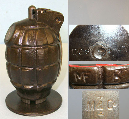 INERT DEACTIVATED MATCHING EARLY WW2 1940 DATES British WD Sectioned No.36M MK I INERT DEACTIVATED MATCHING EARLY WW2 1940 DATES British WD Sectioned No.36M MK I Antique & Militaria