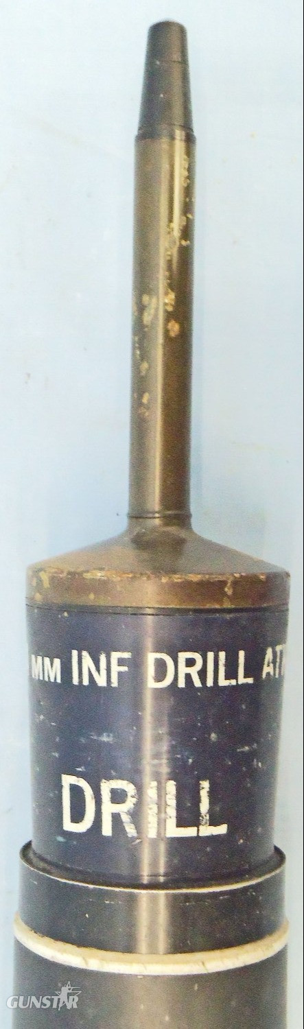 Carl Gustaf INERT DEACTIVATED. Unfired, British, L50A1 DRILL Carl Gustaf 84mm Anti-Tank Round. Sn - 22426:66  Other Ammunition - {CATEGORY}