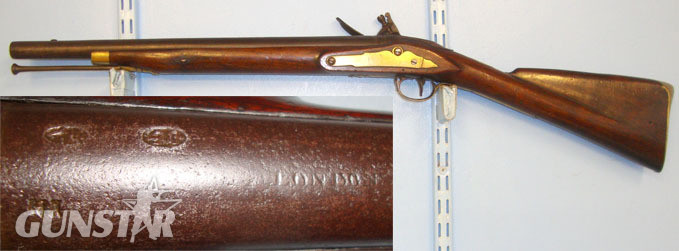 H. W. Mortimer & Son Flintlock Cavalry Carbine, Officer’s Private Purchase By Mortimer London, Regime Muzzleloader .75 Cal Muzzleloader Rifle