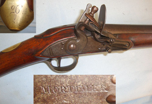  H. W. Mortimer & Son Flintlock Cavalry Carbine, Officer’s Private Purchase By Mortimer London, Regime Muzzleloader .75 Cal Muzzleloader Rifle