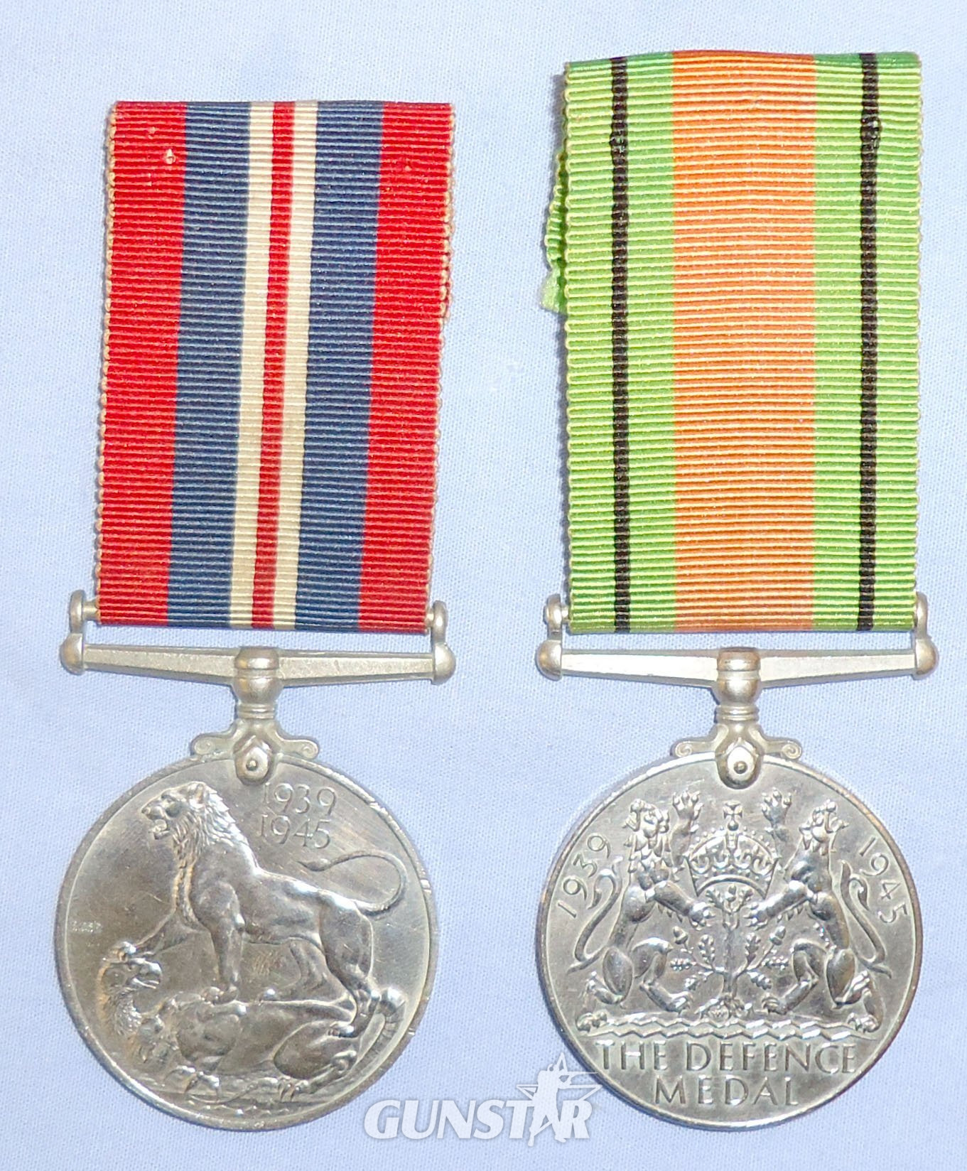 Pair* British WWII Defence Medal & War Medal. N 120. Pair* British WWII Defence Medal & War Medal. N 120. Antique & Militaria in 
