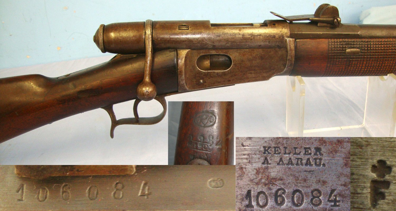 Vetterli Rifle By Keller Aarau. Sn 1185 Bolt Action Obsolete Rifle