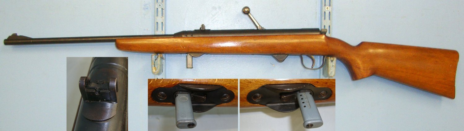  1950’s – C1970’s West German Anschutz Model 275 Bolt Action Fairground Gallery 4.4mm Nr.9 Calibre (BB) Ball Bearing Repeating Air Rifle With 12 Shot Removable Magazine. Sn 23606 air rifle BB