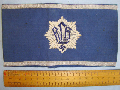 Nazi German ‘RLB’ Reichsluftschutzbund (State Air Protection Group) Officer’s Ar Nazi German ‘RLB’ Reichsluftschutzbund (State Air Protection Group) Officer’s Ar Other Accessory