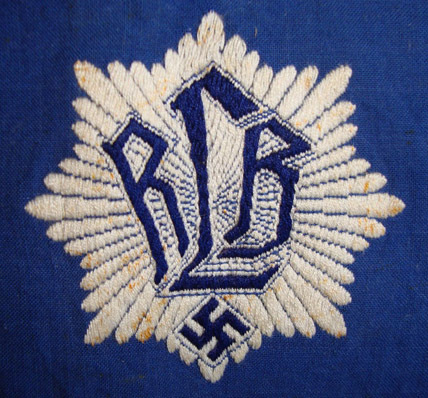  Nazi German ‘RLB’ Reichsluftschutzbund (State Air Protection Group) Officer’s Ar Nazi German ‘RLB’ Reichsluftschutzbund (State Air Protection Group) Officer’s Ar Other Accessory