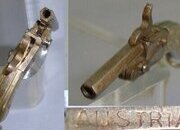 MINIATURE**EXPERTLY CRAFTED**Austrian Late 19th Century Break Action Pin Fire Metal Pistol With German Silver Grips. Sn 23563:1  miniature pistol Obsolete Single Shot
