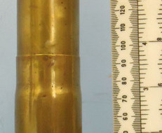 DEACTIVATED INERT. Rare 1909 Dated French 37mm (37 x 94R) Pom Pom Canister Round DEACTIVATED INERT. Rare 1909 Dated French 37mm (37 x 94R) Pom Pom Canister Round