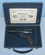 Webley & Scott 177 Calibre Air Pistol With Brown Grips .177