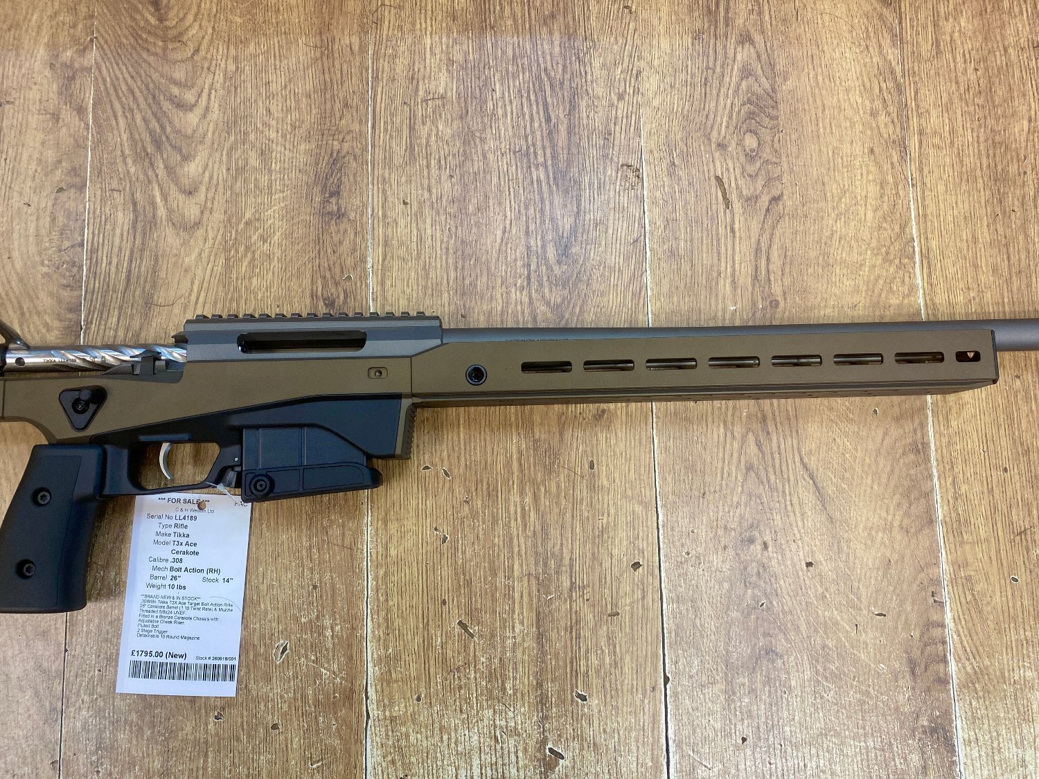 Tikka T3X Ace Target Bolt Action .308 Winchester Rifle - {CATEGORY} in 