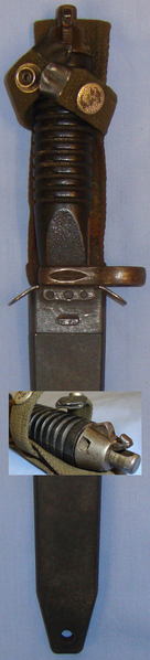 *German ‘G3’ Bayonet and Scabbard. BAYO 738. Bayonet